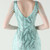 In Stock:Ship in 48 Hours Mint Green Sequins Pleats Party Dress