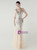 In Stock:Ship in 48 Hours New arrivals Apricot Silver Sequins Pleats Party Dress