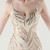 In Stock:Ship in 48 Hours Modest Gold Sequins Straps Beading Party Dress