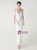 In Stock:Ship in 48 Hours Hot Sale White Sequins Straps Beading Party Dress