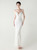 In Stock:Ship in 48 Hours Hot Sale White Sequins Straps Beading Party Dress