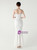 In Stock:Ship in 48 Hours Hot Sale White Sequins Straps Beading Party Dress