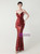 In Stock:Ship in 48 Hours High quality Burgundy Sequins Straps Beading Party Dress