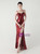 In Stock:Ship in 48 Hours Unique Burgundy Sequins Straps Beading Party Dress