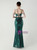 In Stock:Ship in 48 Hours Pretty Dark Green Sequins Straps Beading Party Dress