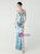 In Stock:Ship in 48 Hours Elegant Sky Blue Sequins Straps Beading Party Dress
