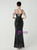 In Stock:Ship in 48 Hours Modern Black Sequins Beading Straps Party Dress