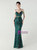 In Stock:Ship in 48 Hours Cheap Green Sequins Beading Straps Party Dress