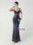 In Stock:Ship in 48 Hours Amazing Navy Blue Sequins Beading Straps Party Dress