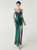 In Stock:Ship in 48 Hours Casual Green Sequins Straps Beading Party Dress