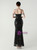In Stock:Ship in 48 Hours New Black Sequins Straps Beading Party Dress