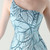  In Stock:Ship in 48 Hours Sky Blue Sequins One Shoulder Split Party Dress
