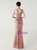 In Stock:Ship in 48 Hours Pink Sequins One Shoulder Split Party Dress