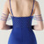 In Stock:Ship in 48 Hours Elegant Royal Blue Mermaid Beading Split Party Dress