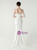 In Stock:Ship in 48 Hours Fashion White Mermaid Beading Split Party Dress