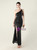 In Stock:Ship in 48 Hours Cheap Black One Shoulder Sequins Split Party Dress