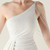 In Stock:Ship in 48 Hours Casual White One Shoulder Sequins Split Party Dress
