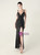 In Stock:Ship in 48 Hours Best Black Sequins V-neck Beading Party Dress
