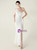 In Stock:Ship in 48 Hours Elegant White Sequins One Shoulder Beading Party Dress