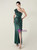 In Stock:Ship in 48 Hours Simple Green Sequins One Shoulder Beading Party Dress