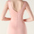 In Stock:Ship in 48 Hours Pink Mermaid V-neck Beading Party Dress