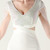 In Stock:Ship in 48 Hours White V-neck Beading Split Party Dress