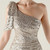 In Stock:Ship in 48 Hours Fashion One Shoulder Sequins Beading Party Dress