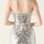 In Stock:Ship in 48 Hours Silver Sequins Feather Beading Party Dress
