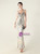 In Stock:Ship in 48 Hours Silver Sequins Feather Beading Party Dress
