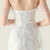 In Stock:Ship in 48 Hours White Sequins Feather Beading Party Dress