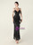 In Stock:Ship in 48 Hours Hot Sale Black Sequins Feather Beading Party Dress