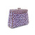 Luxury Crystal Handbag Diamonds Party Clutches Fashion Purple