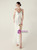 In Stock:Ship in 48 Hours New arrivals White Sequins Straps Feather Party Dress