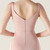 In Stock:Ship in 48 Hours Pink Straps Beading Split Party Dress