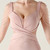 In Stock:Ship in 48 Hours Pink Straps Beading Split Party Dress