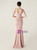 In Stock:Ship in 48 Hours Pink Straps Beading Split Party Dress