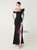 In Stock:Ship in 48 Hours Fashion Black One Shoulder Split Beading Party Dress