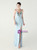 In Stock:Ship in 48 Hours Light Blue Straps Sequins Appliques Party Dress