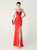 In Stock:Ship in 48 Hours Red Straps Sequins Appliques Party Dress