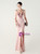 In Stock:Ship in 48 Hours Pink Straps Sequins Appliques Party Dress