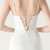 In Stock:Ship in 48 Hours White Straps Sequins Appliques Party Dress