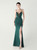 In Stock:Ship in 48 Hours Green Straps Sequins Appliques Party Dress