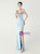 In Stock:Ship in 48 Hours Light Blue Mermaid Straps Appliques Party Dress