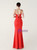 In Stock:Ship in 48 Hours Red Mermaid Straps Appliques Party Dress