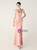 In Stock:Ship in 48 Hours Simple Pink One Shoulder Beading Party Dress