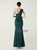 In Stock:Ship in 48 Hours Cute Green One Shoulder Beading Party Dress