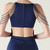 In Stock:Ship in 48 Hours Navy Blue Halter Beading Party Dress