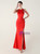 In Stock:Ship in 48 Hours Red Halter Beading Party Dress