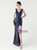 In Stock:Ship in 48 Hours Navy Blue Sequins V-neck Sleeveless Party Dress