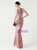 In Stock:Ship in 48 Hours Pink Mermaid Sequins Halter Party Dress
